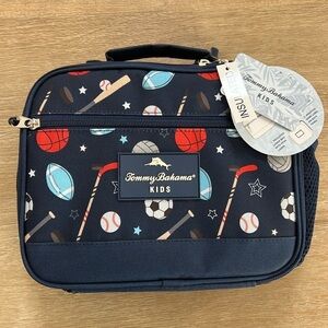Tommy Bahama Kids Insulated Lunch Box Carrier Navy Sports